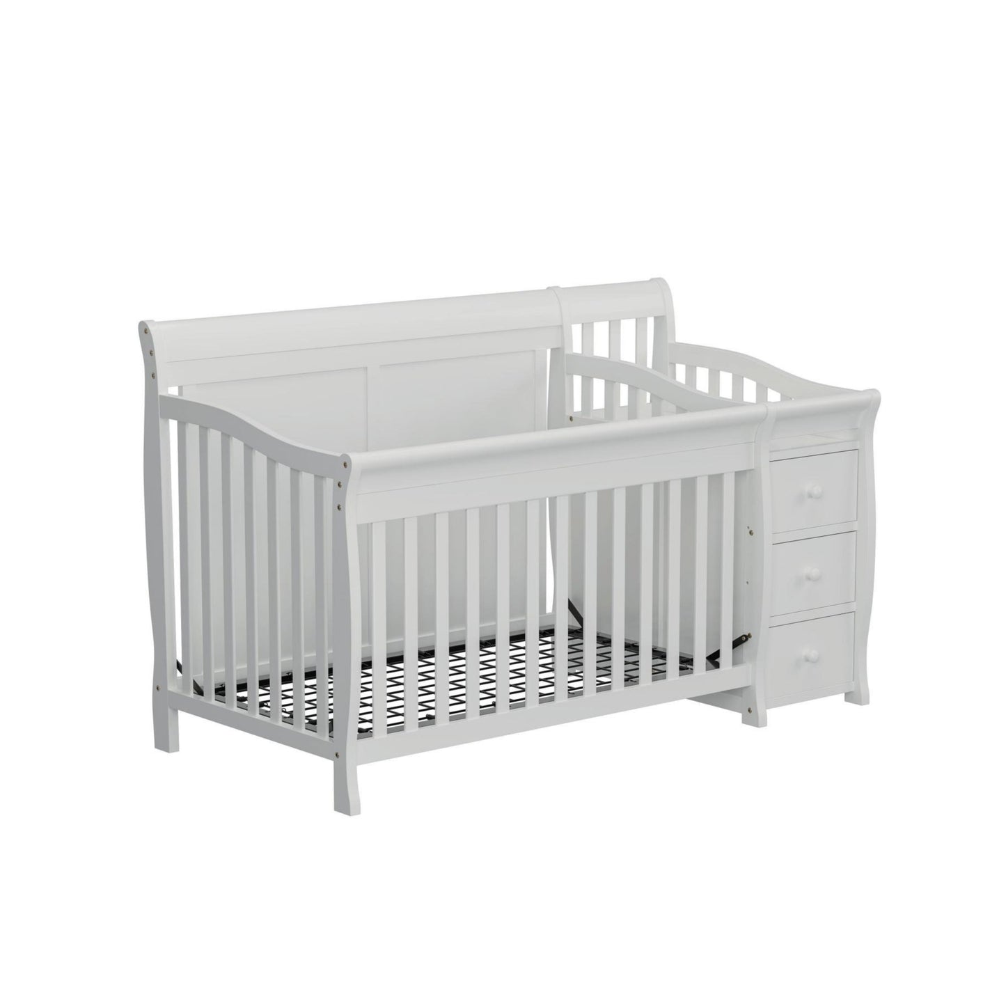 Convertible Storage Crib with Sofa and Bed Function – Model WBB1221