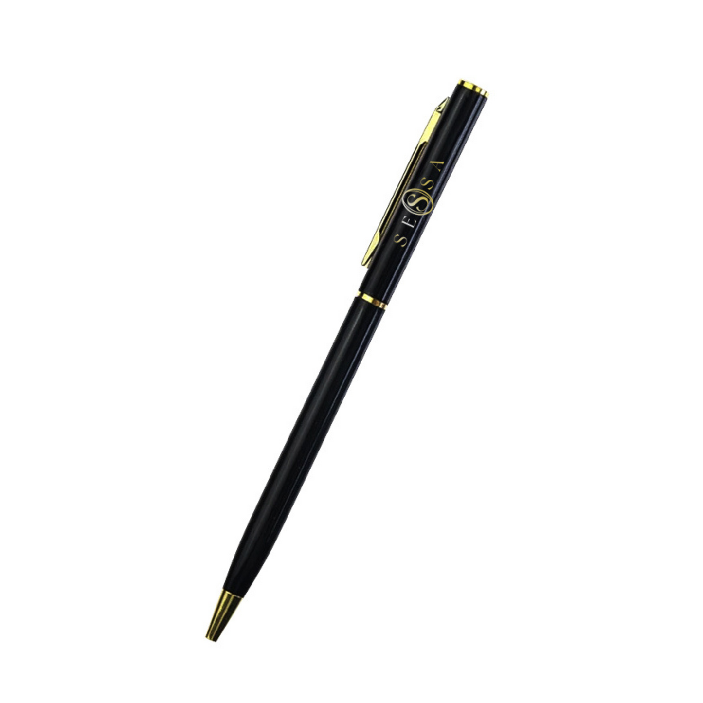 Abyss Pen – Luxury Ballpoint Pen in Black, Gold & Silver