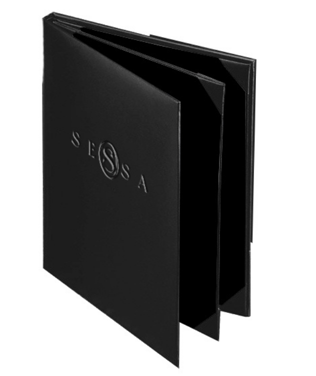 Leather Menu Cover – Premium Quality with Debossed Logo