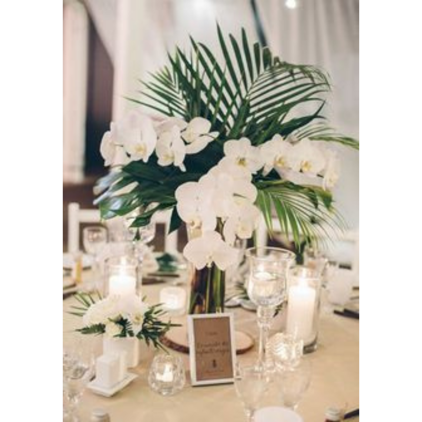 Artificial Palm Tree Leaves Decorative - 20in