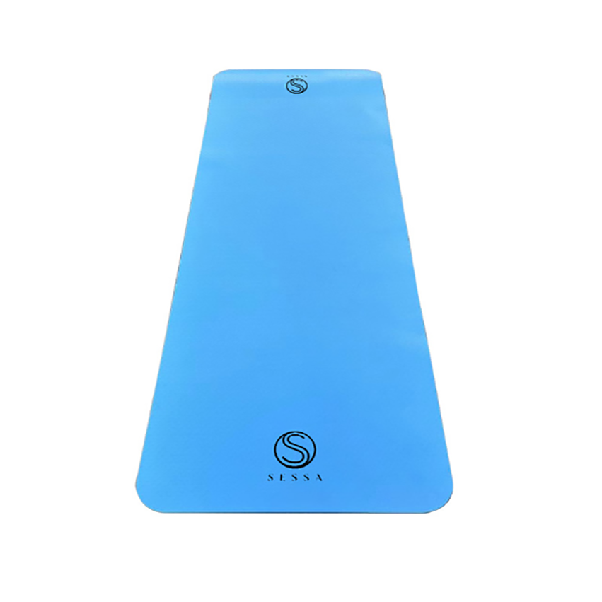 Blue TPE Yoga Mat – Eco-Friendly, Non-Slip & Cushioned