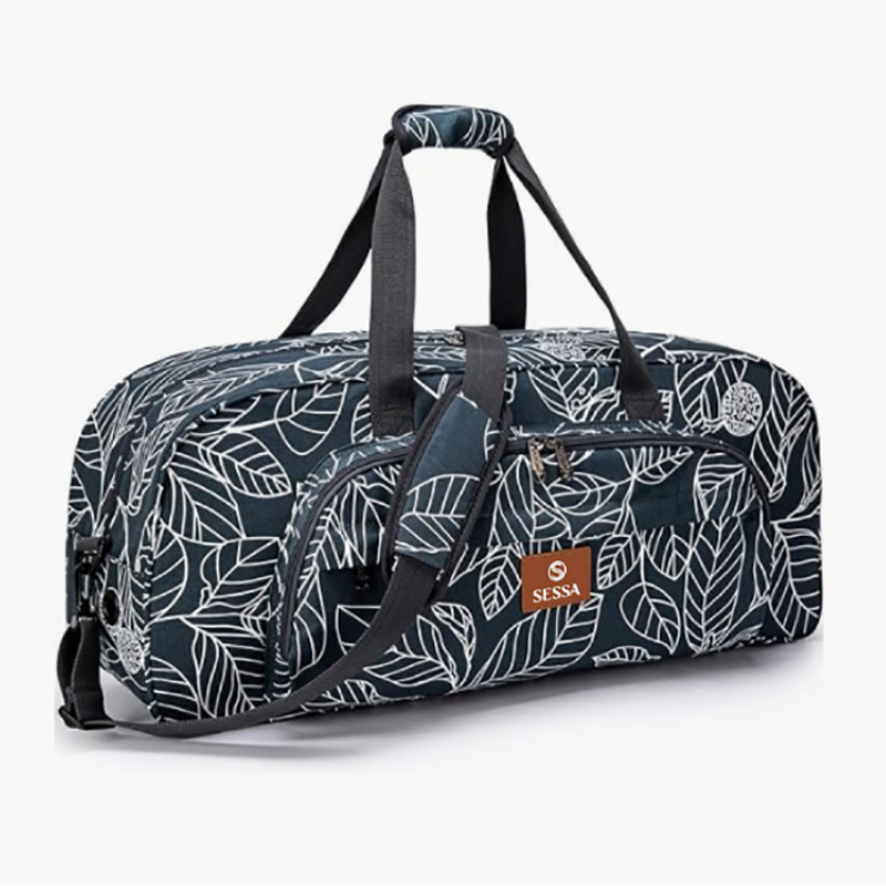 Durable Cotton Yoga Mat Bag – Fits Up to 27" Wide Mats