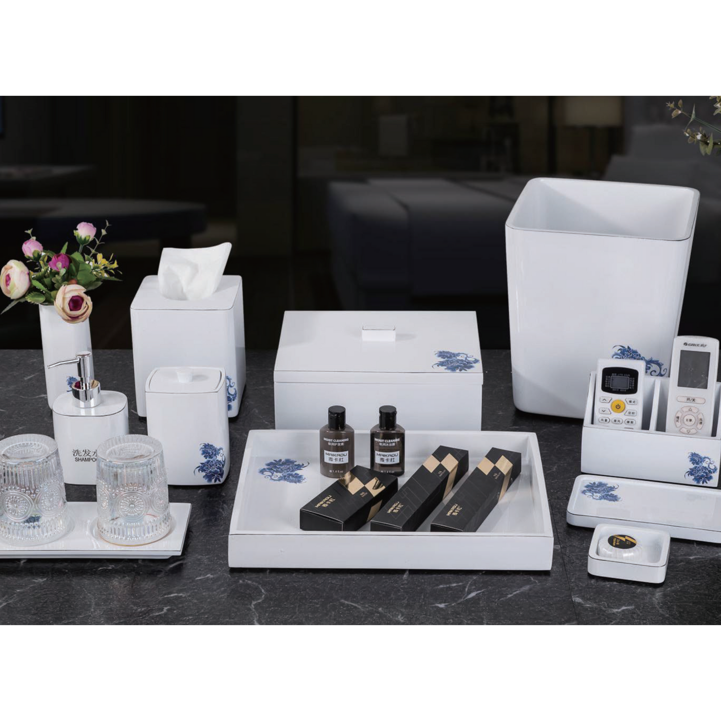 YTX-2072 Countertop Toiletry Dispenser – Sleek & Versatile