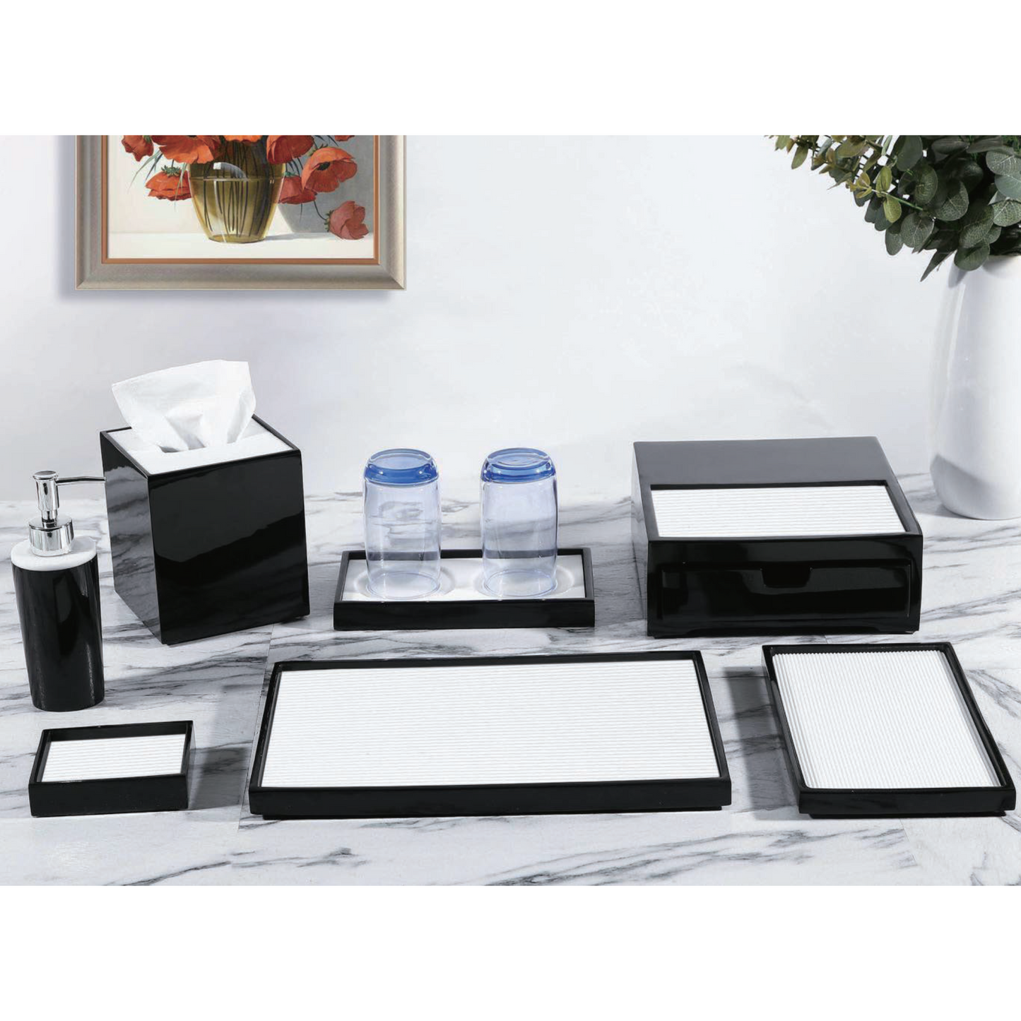 YTX-939 Countertop Toiletry Dispenser – Stylish & Functional