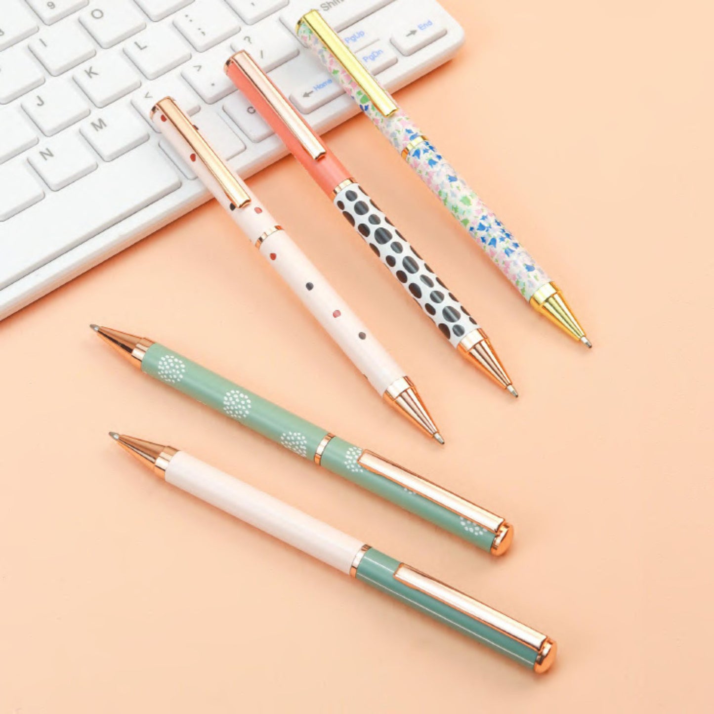 Custom Printed 3-Piece Pen Set for Women – Personalized Box Option