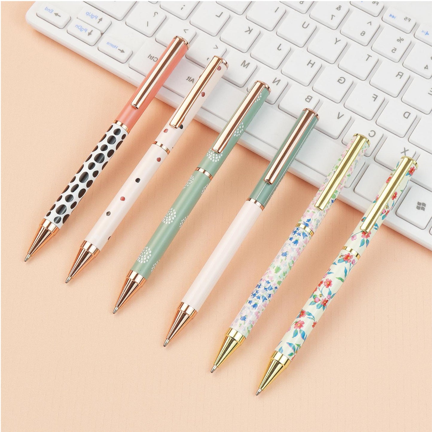 Custom Printed 3-Piece Pen Set for Women – Personalized Box Option