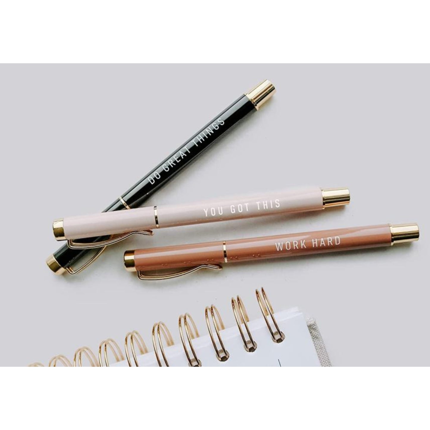 Custom Logo Fancy Metal Ballpoint Pen Set for Women and Office Gifts