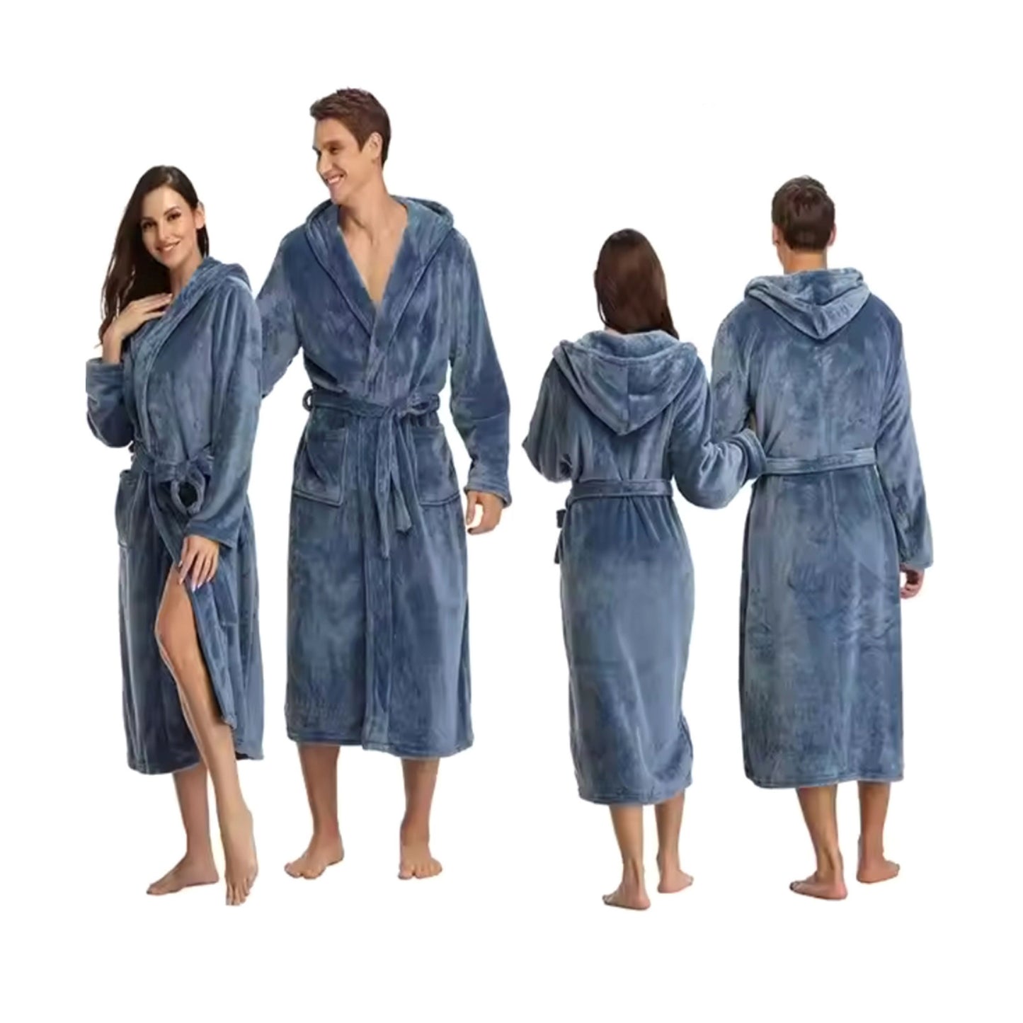 Luxurious Coral Fleece Robe – Soft & Comfortable