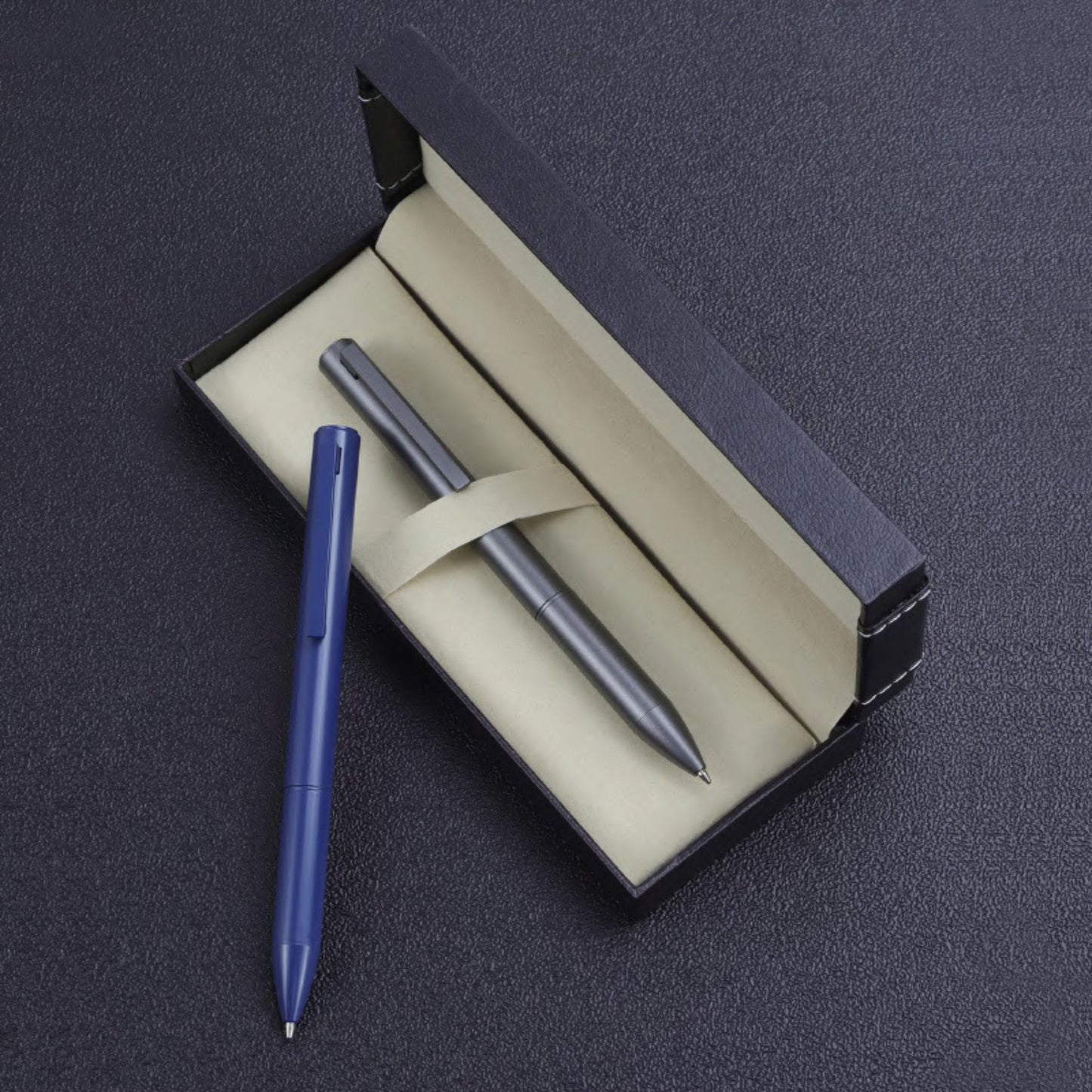 Deluxe 2-Piece and 3-Piece Metal Pen Gift Set with Black Box