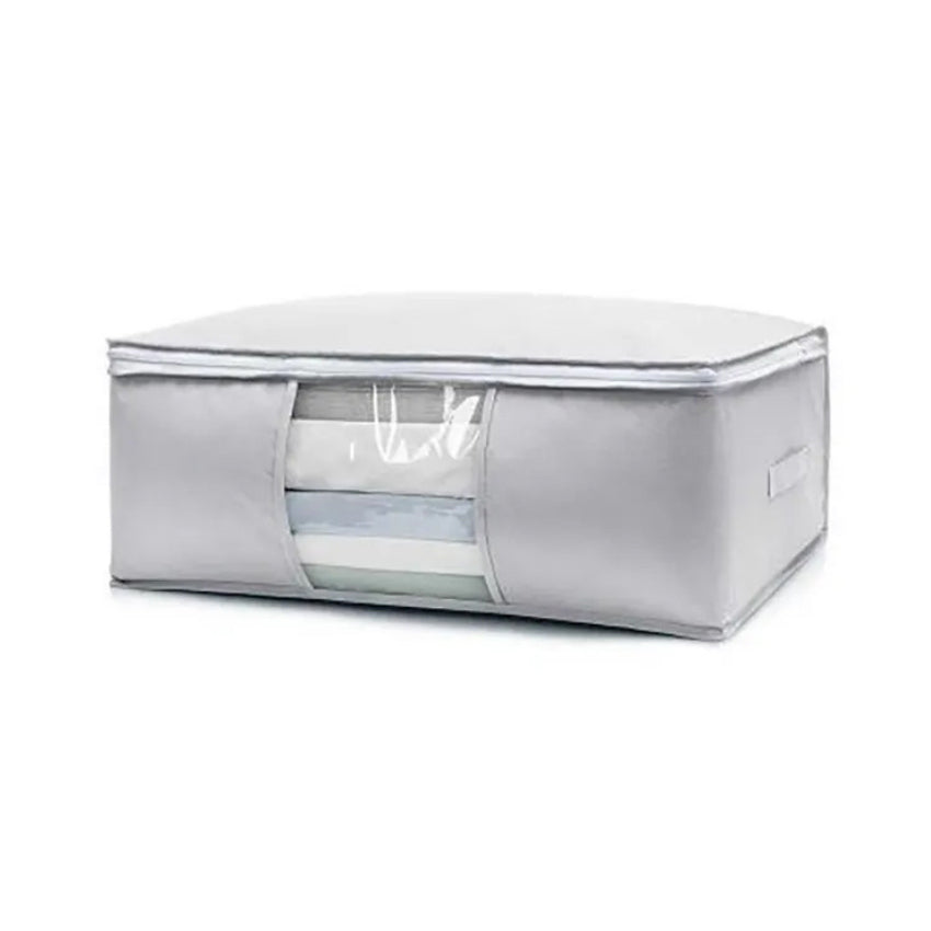Pillow & Blanket Storage Bag – Non-Woven, Zipper Closure (Customizable)