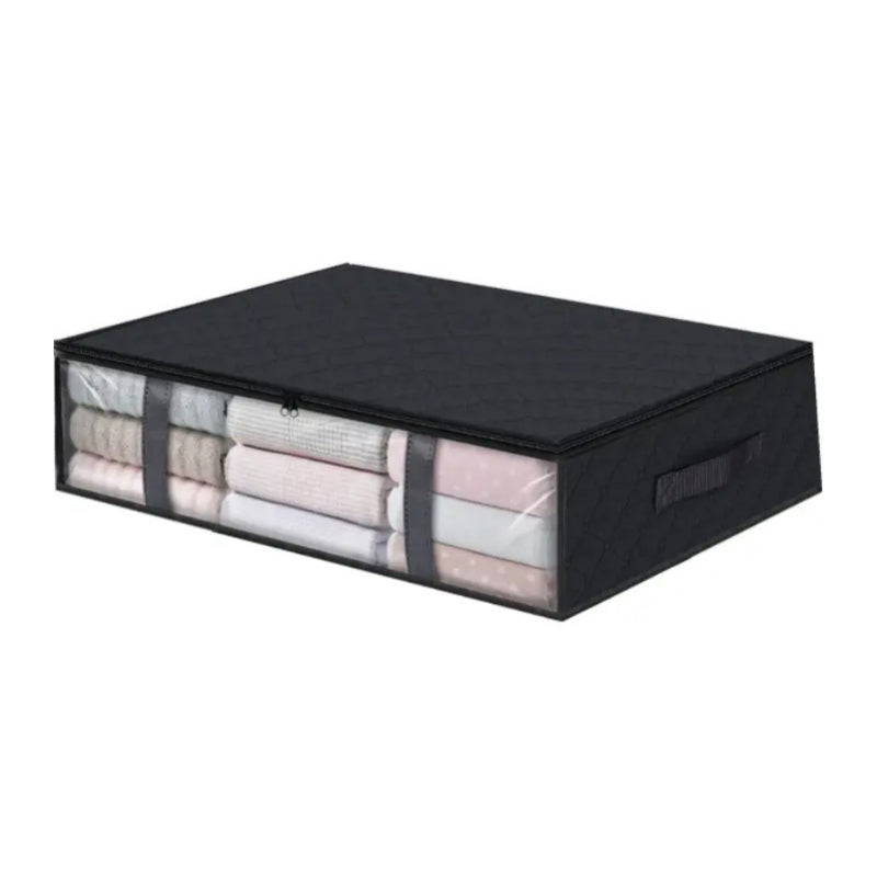 Pillow & Blanket Storage Bag – Non-Woven, Zipper Closure (Customizable)