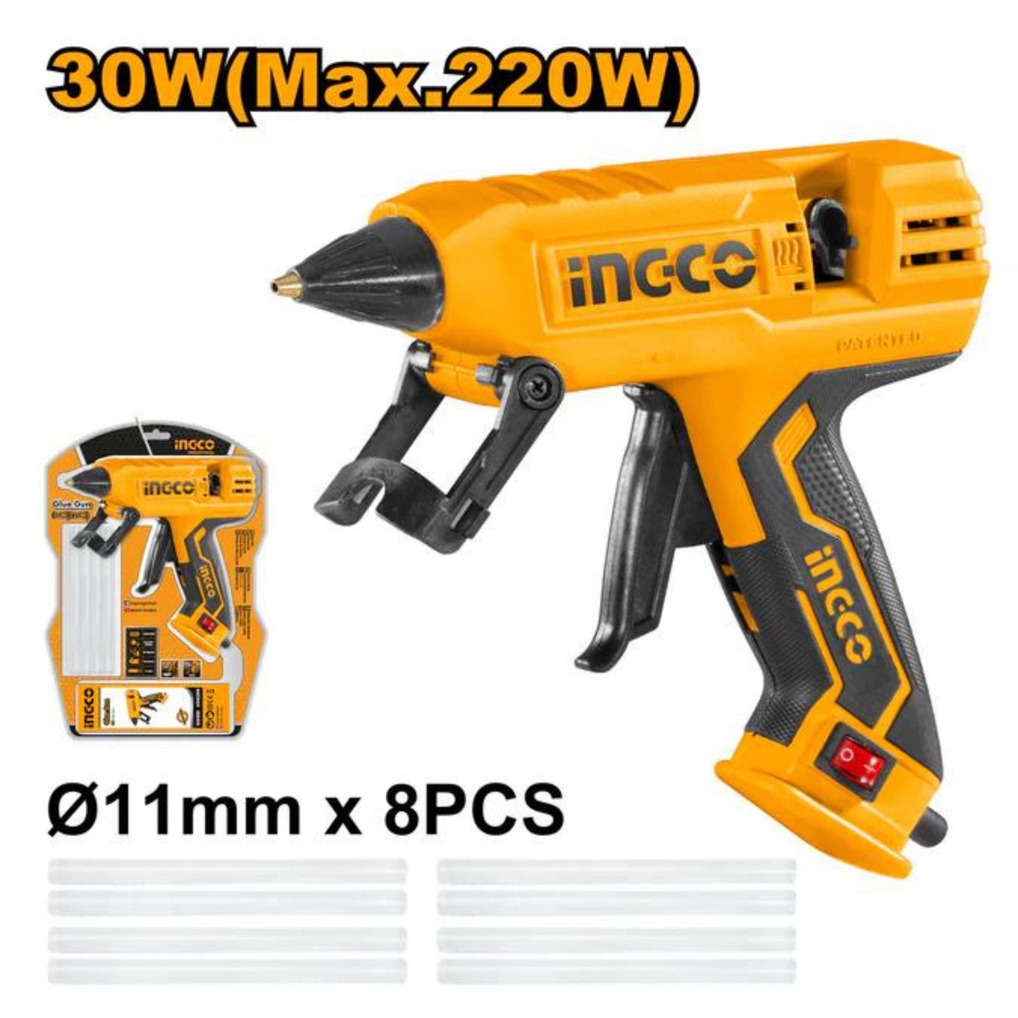 Industrial Premium Glue Gun – High-Power 220W Fast Heating Adhesive Tool