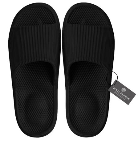 Slipper Slides – PVC Sole & Leather Upper with Custom Logo