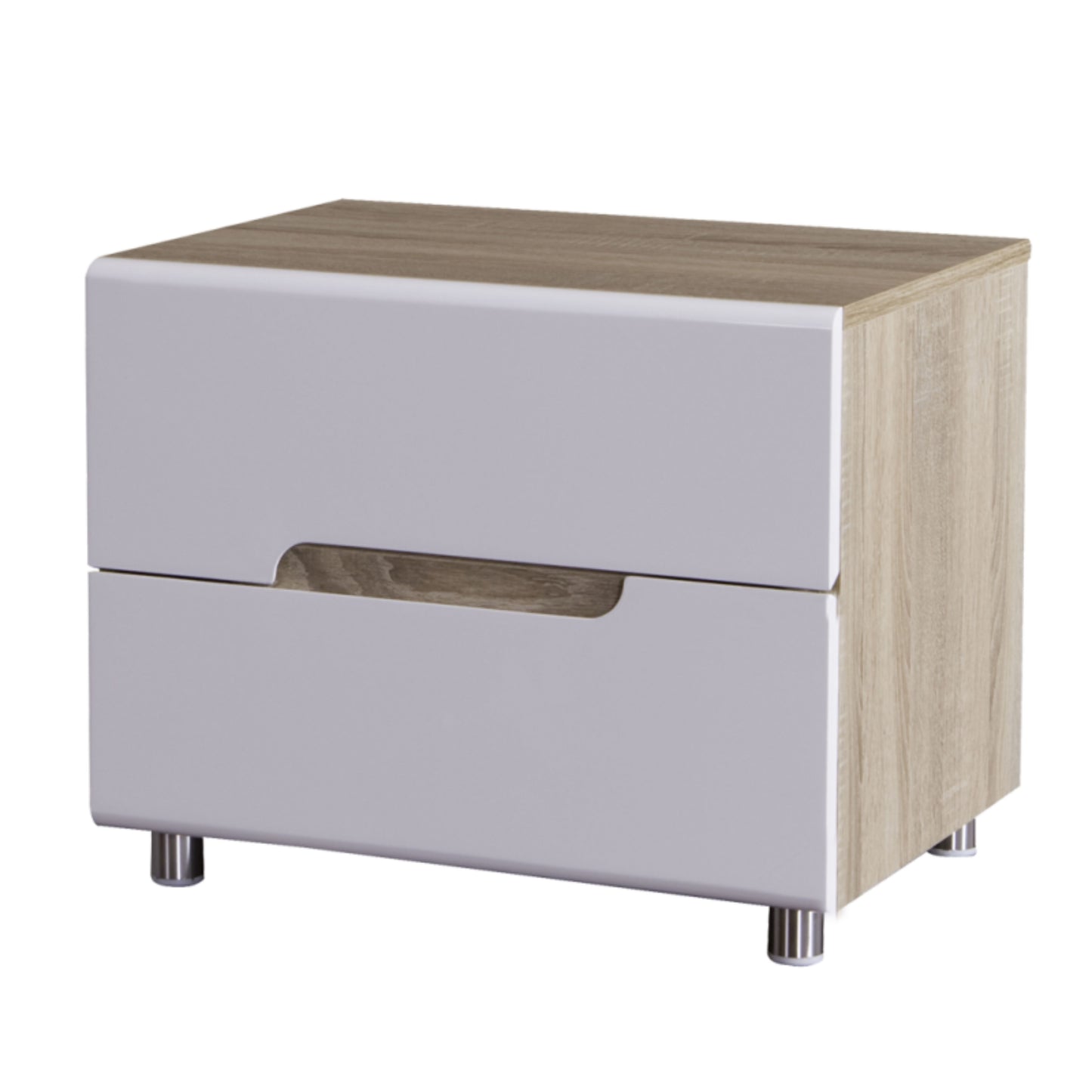BN65W169 Contemporary Night Stand with Storage Drawer
