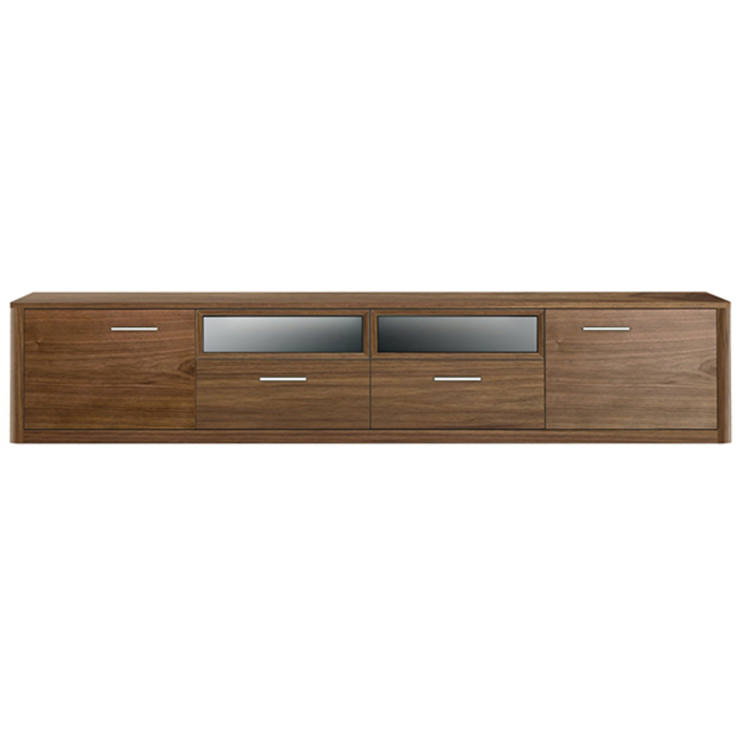 Contemporary TV Cabinet LS63353-CG with Extended Low Profile