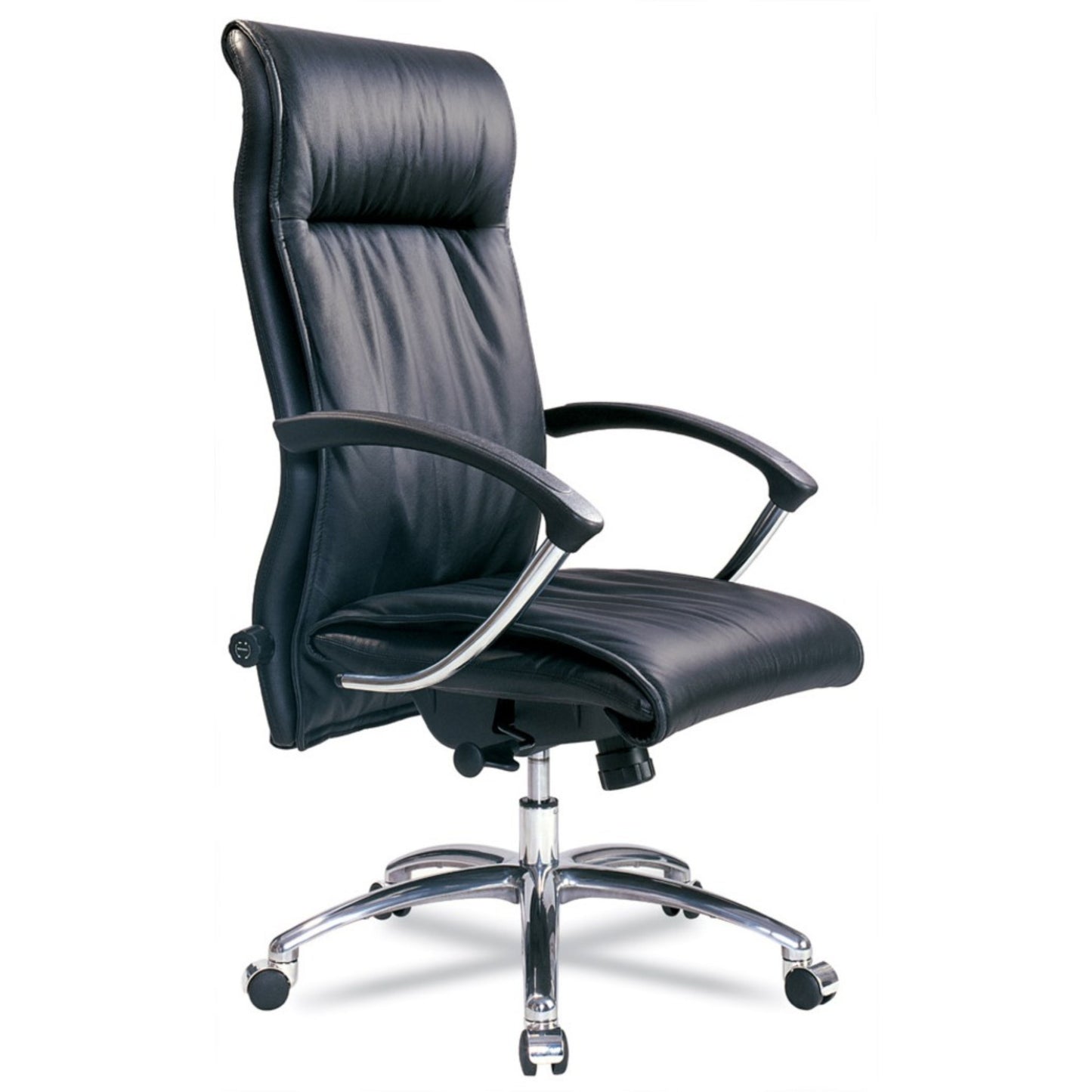 A451STG High-Back Executive Office Chair with Chrome Cantilever Base