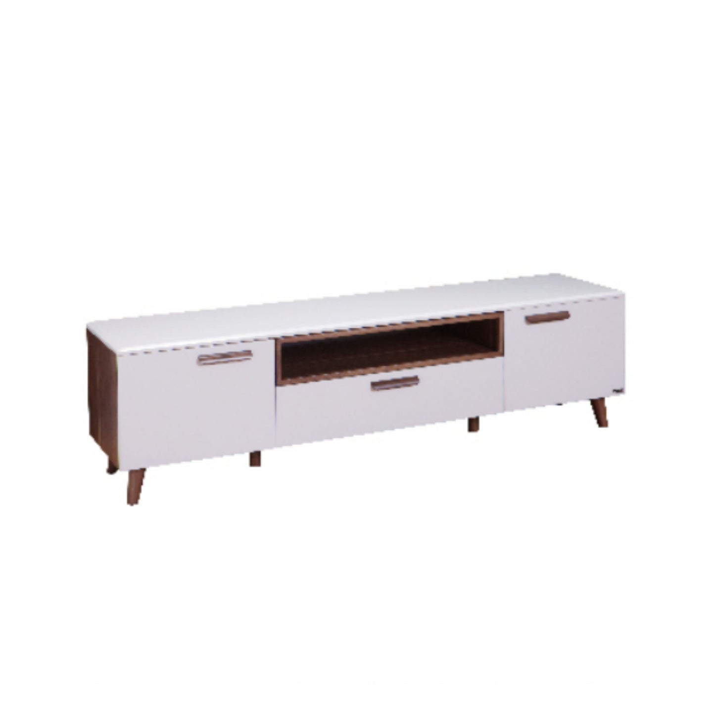 Compact Modern TV Stand LS4_651-TA5177A with Practical Storage