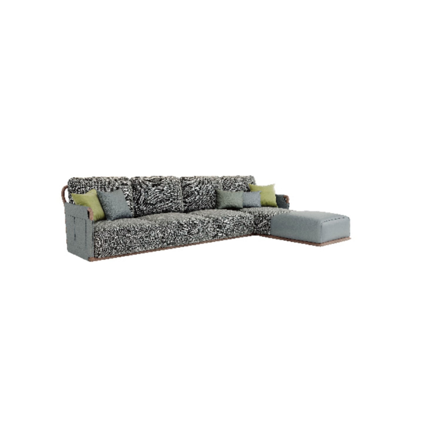 Modular L Shape Sofa KW3383 with Deep Seating Comfort