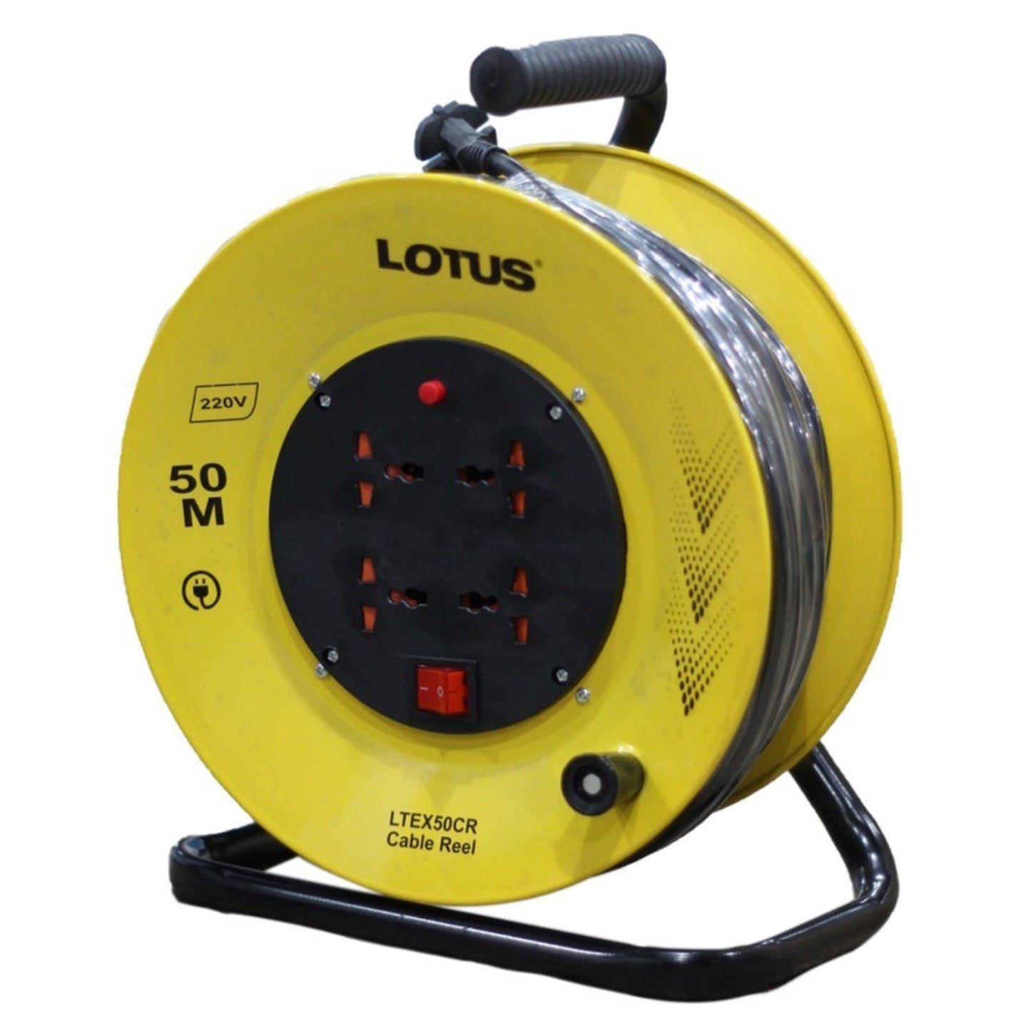 Lotus Cable Reel 50M – Heavy-Duty Industrial Extension Cord