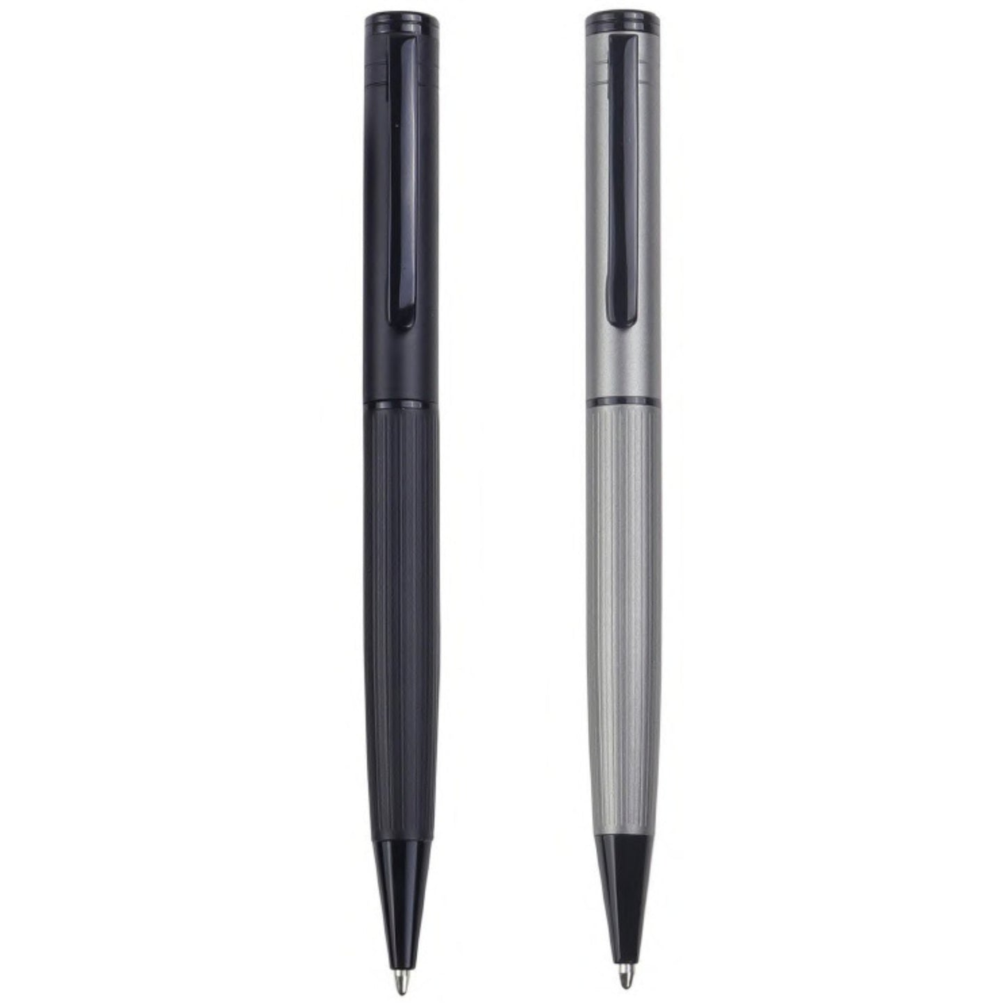 Luxury Metal Ballpoint and Rollerball Pen Set