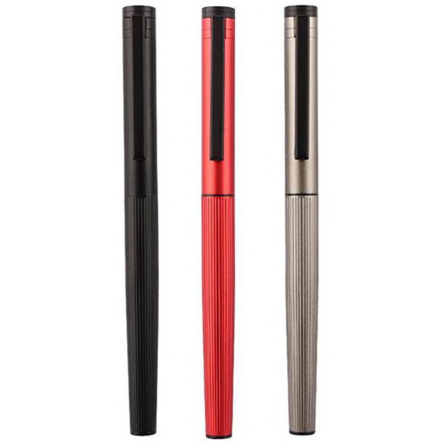 Luxury Metal Ballpoint and Rollerball Pen Set