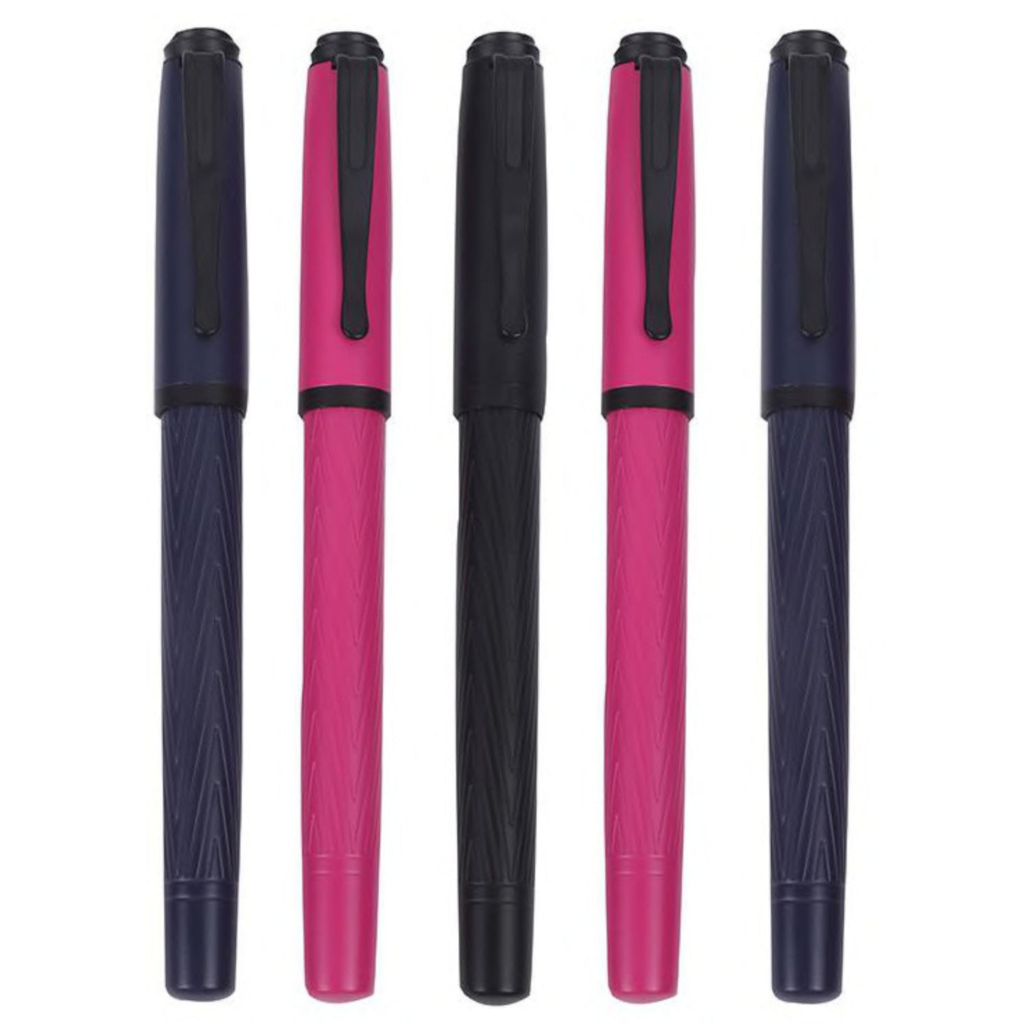 Unique Premium Matte Black and Navy Blue Metal Rollerball Pen