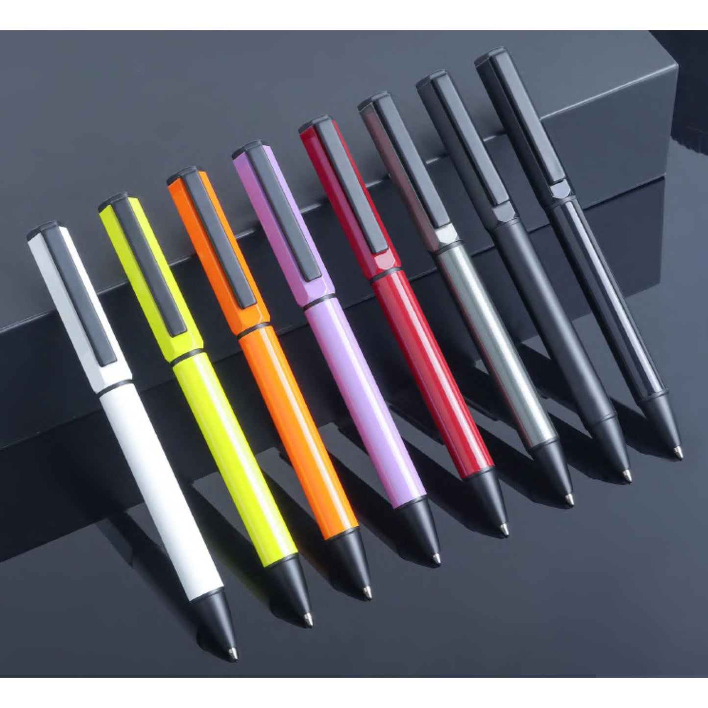 Slim Plastic Ballpoint Pen for Daily and Promotional Use