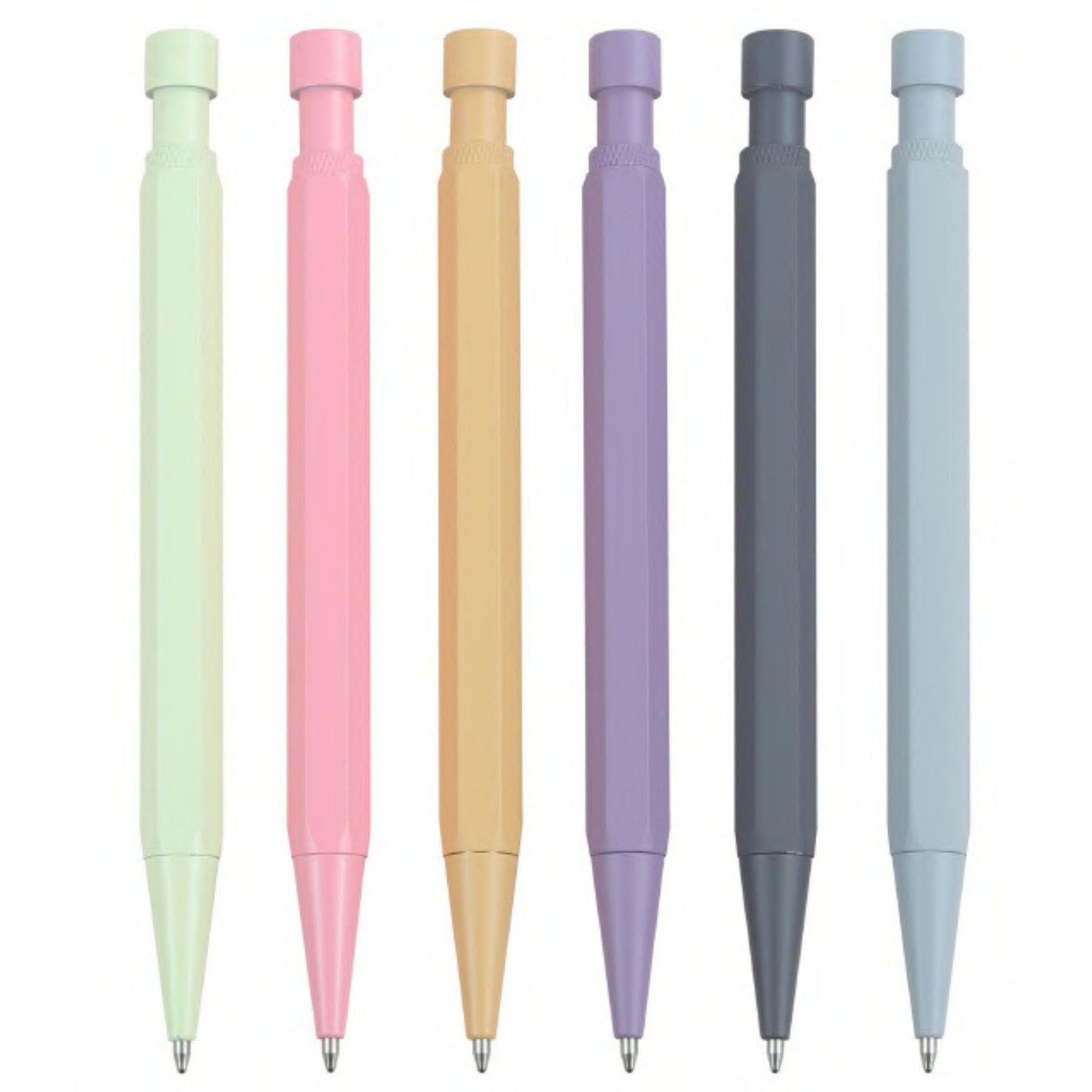 Custom Color Hexagon Metal Ballpoint Pen with Click Action