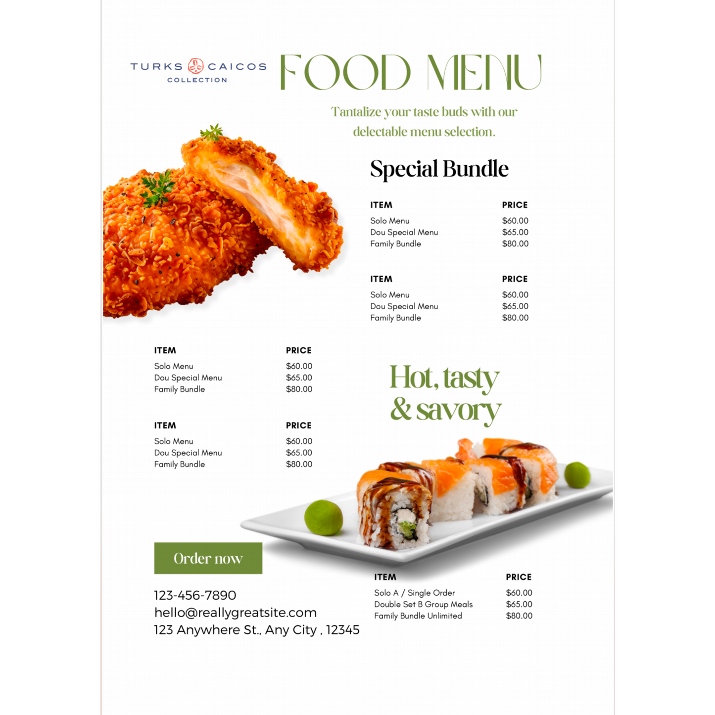 Menu Cards – Elegant & Durable for Restaurants and Spas