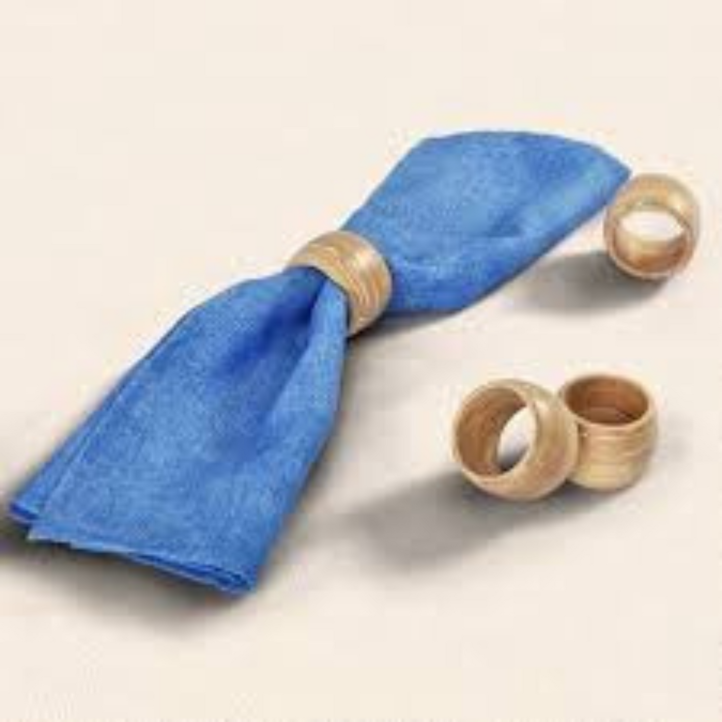 Metal and Bamboo Napkin Ring – 1.97 Inch