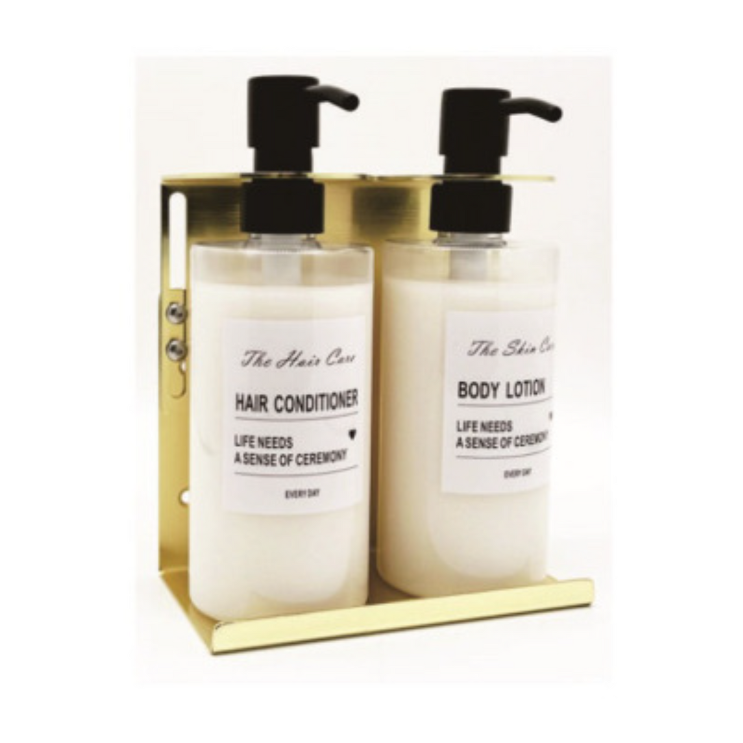Wall-Mounted Gold Stainless Steel Dispensers – Lockable & Elegant