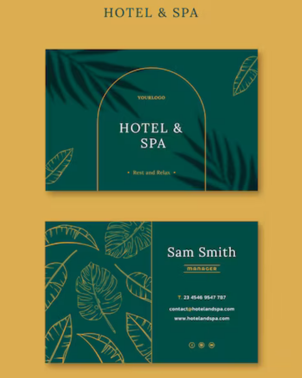 Custom Multi-Use Directional Cards for Guest Navigation