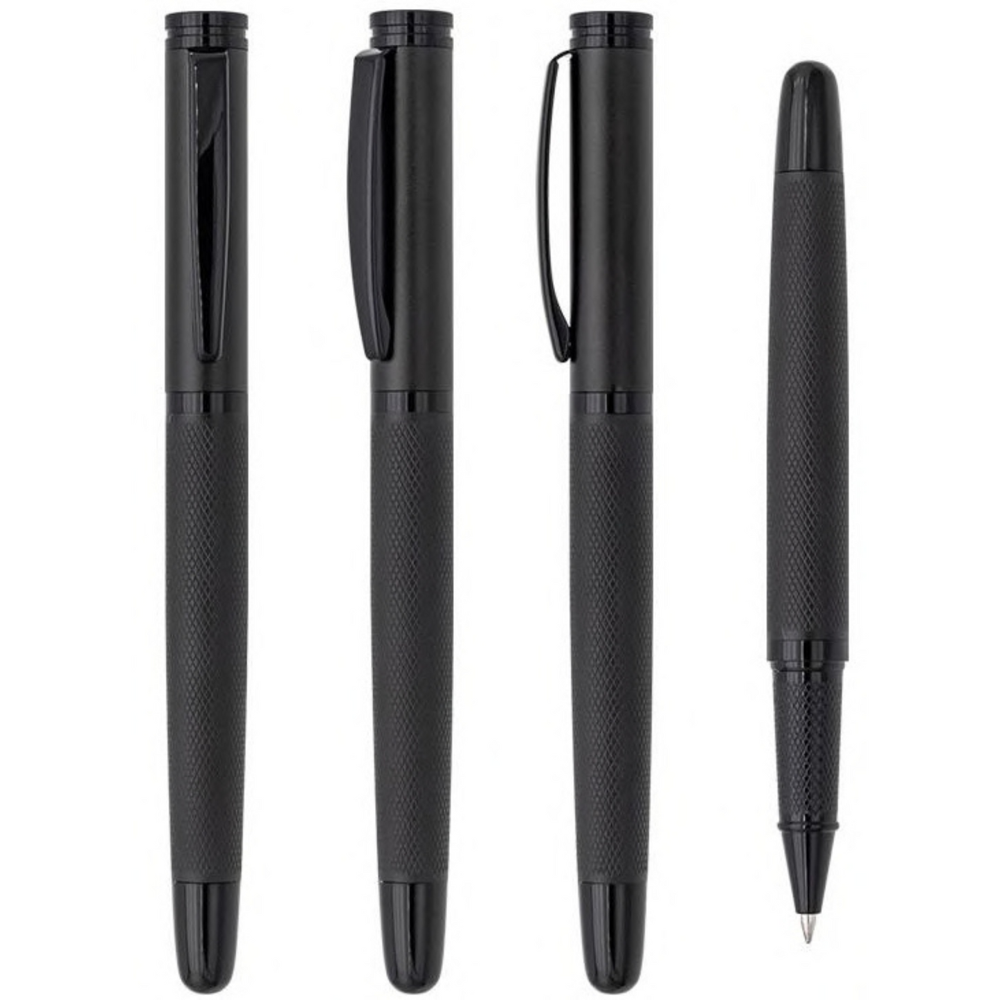 Luxury Ballpoint Pen in Black, Gun Black, and Gun Grey Finishes