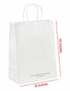 White Kraft Paper 150g with TCC logo printing