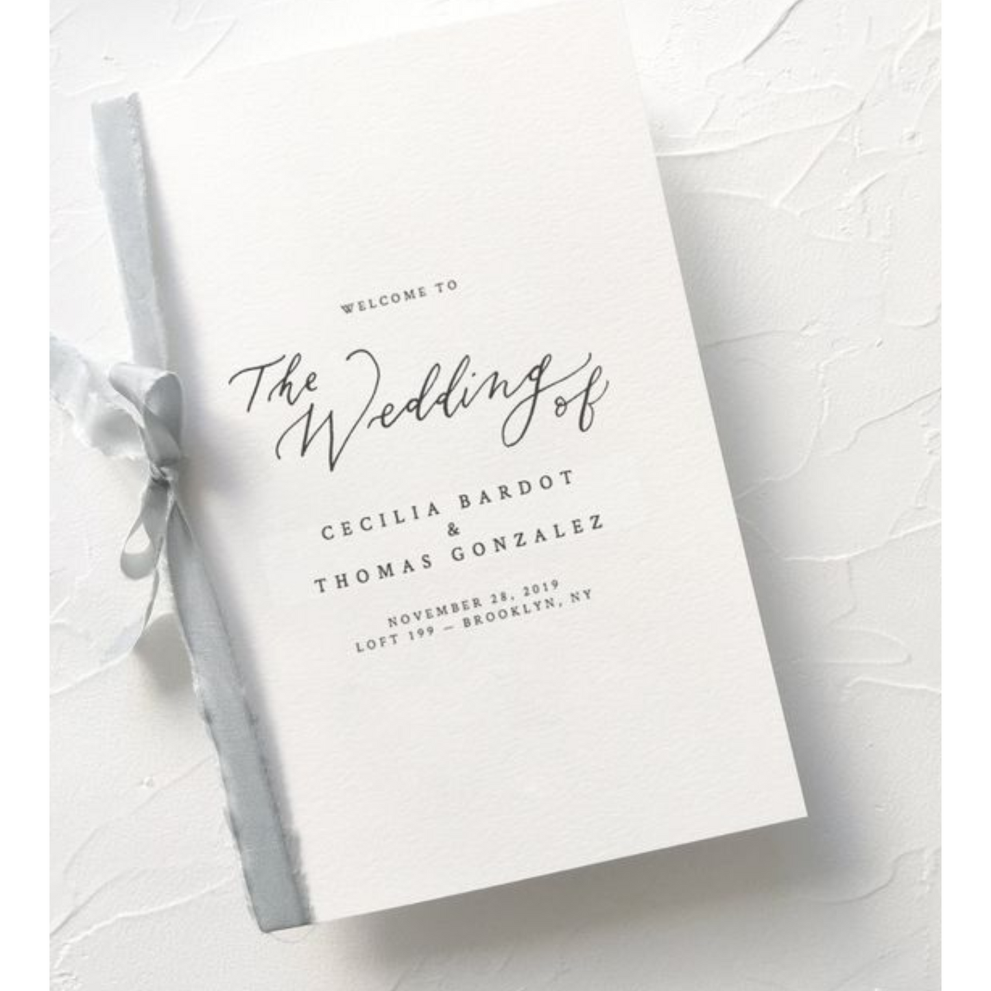 Elegant Wedding Program Booklets