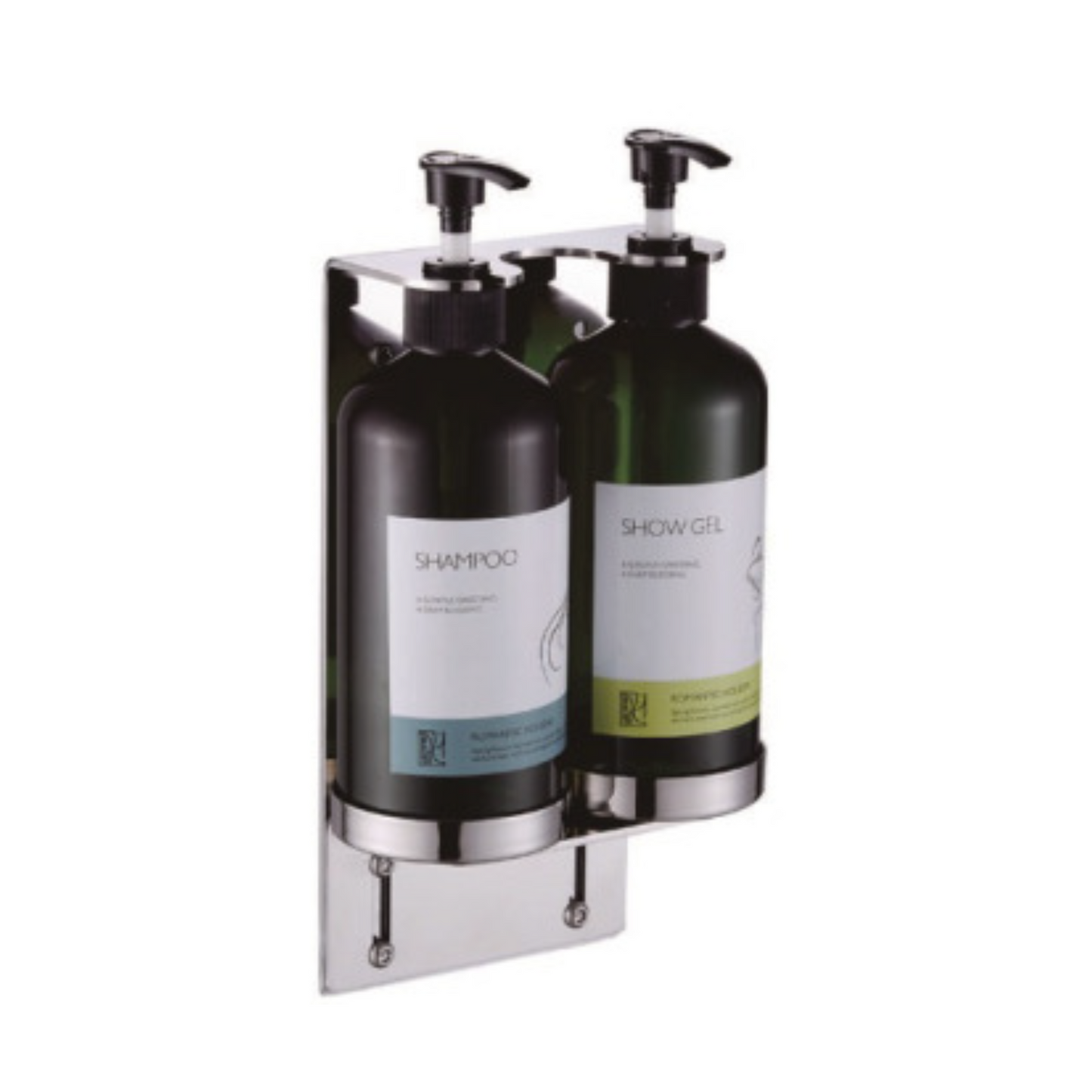 Lockable Shampoo, Shower Gel & Hair Conditioner Wall-Mounted Dispenser