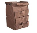 8-Pocket Cart Bag – Brown