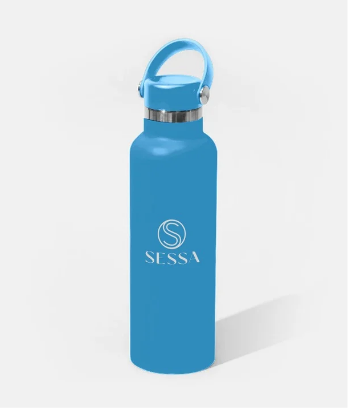 Blue Matte Stainless Steel 305 Water Bottle