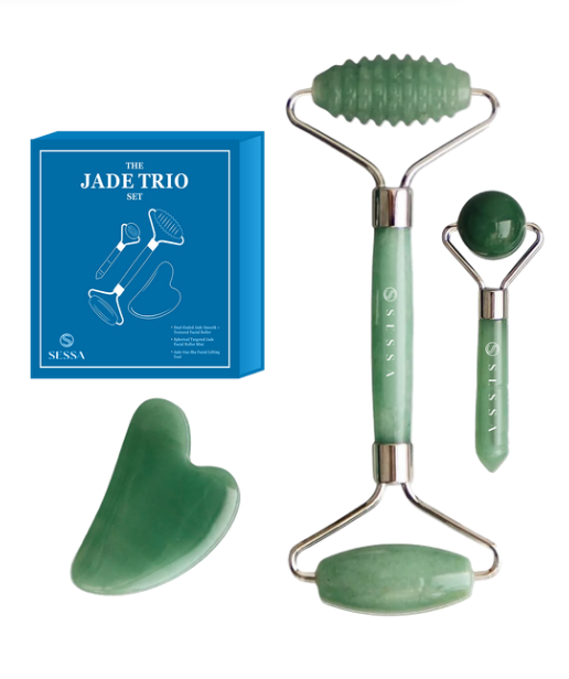 The Jade Trio Set – Luxurious Facial Massage Set
