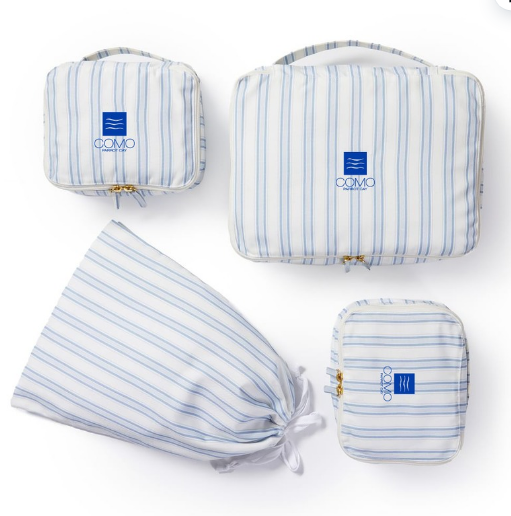 4-Piece Striped Packing Cube Set – Travel Organizers for Luggage & Suitcases
