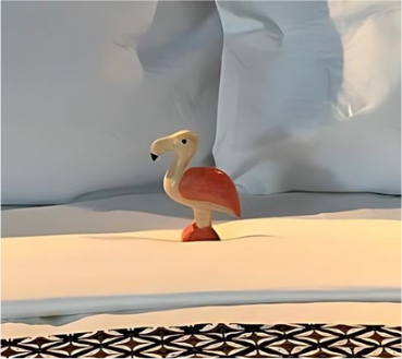 Handcrafted Wooden Flamingo – Elegant Décor & Artistic Display