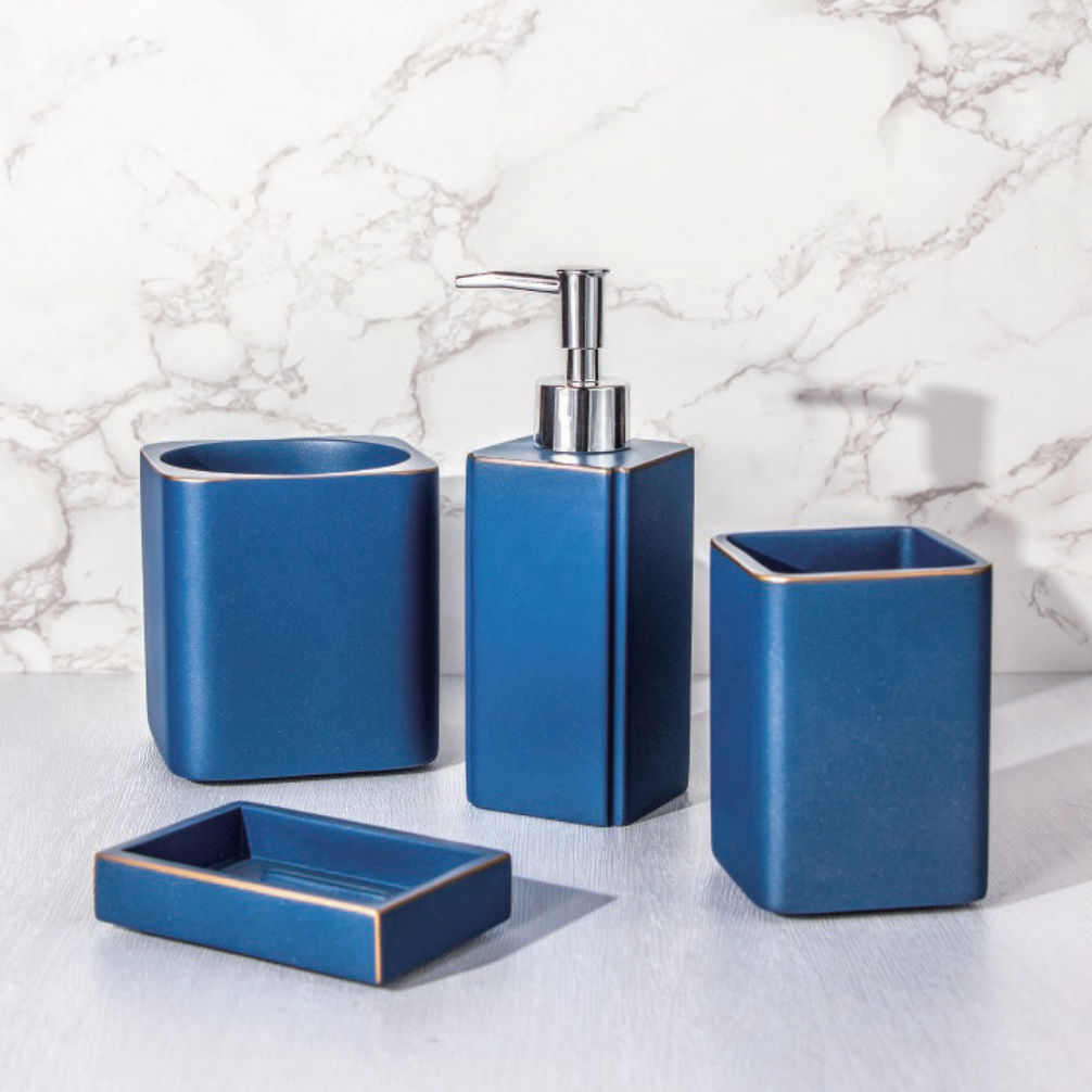 Countertop Toiletry Dispenser – Sleek & Functional Bathroom Organizer