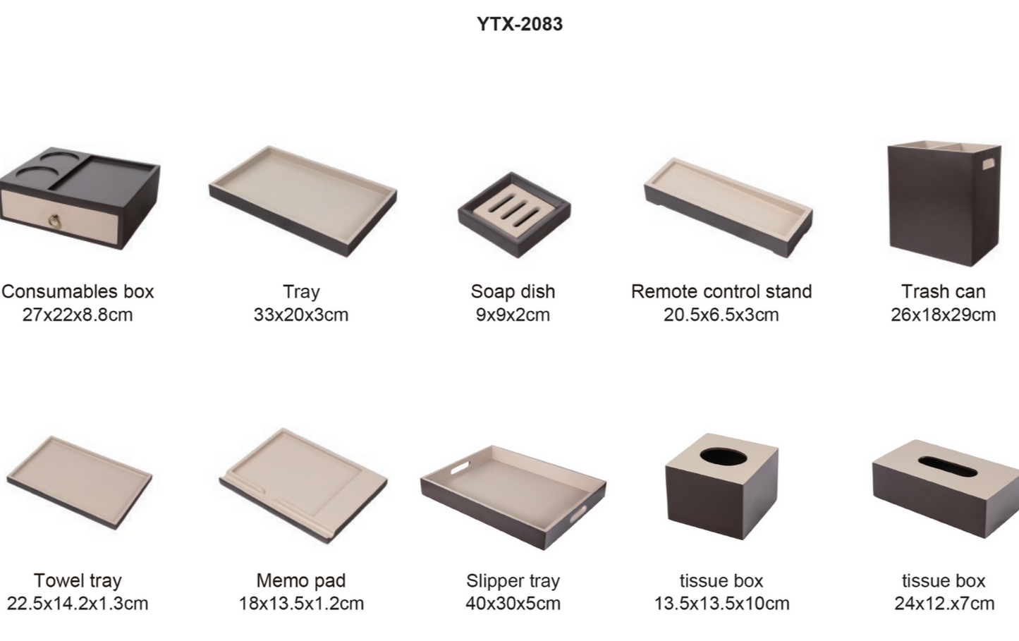 YTX-2083 Countertop Toiletry Dispenser – Modern & Functional