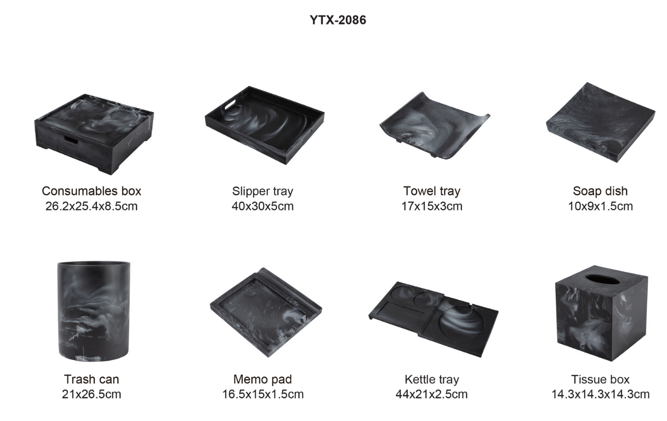 YTX-2086 Countertop Toiletry Dispenser – Sleek & Functional