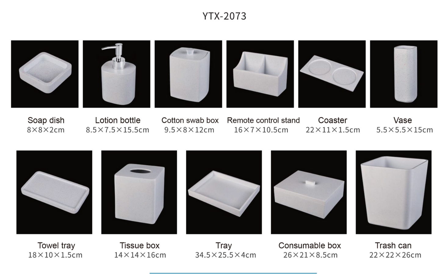 YTX-2073 Countertop Toiletry Dispenser – Modern & Functional