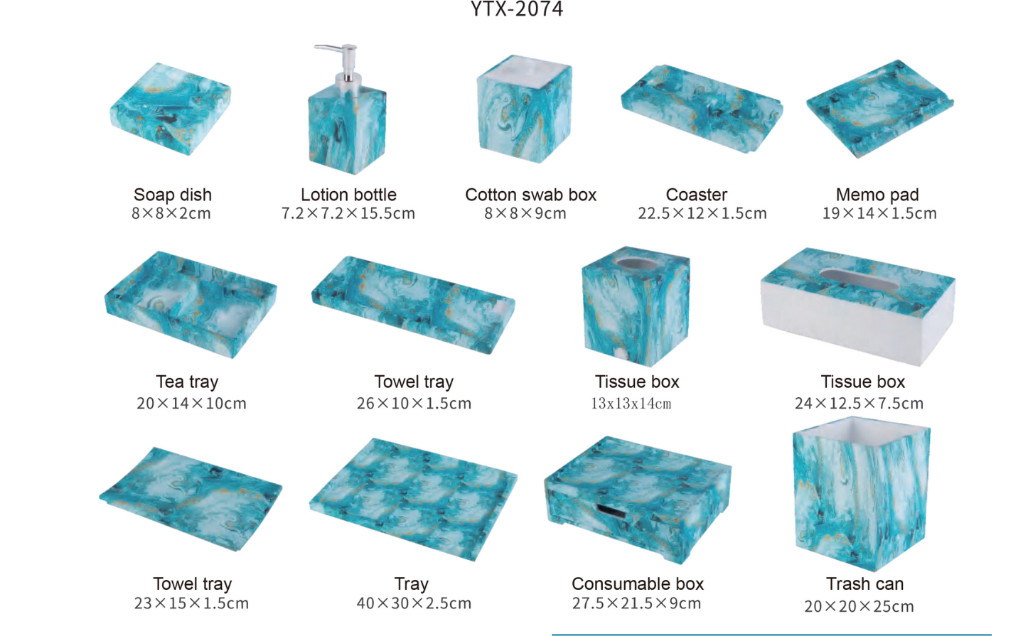 YTX-2074 Countertop Toiletry Dispenser – Sleek & Functional