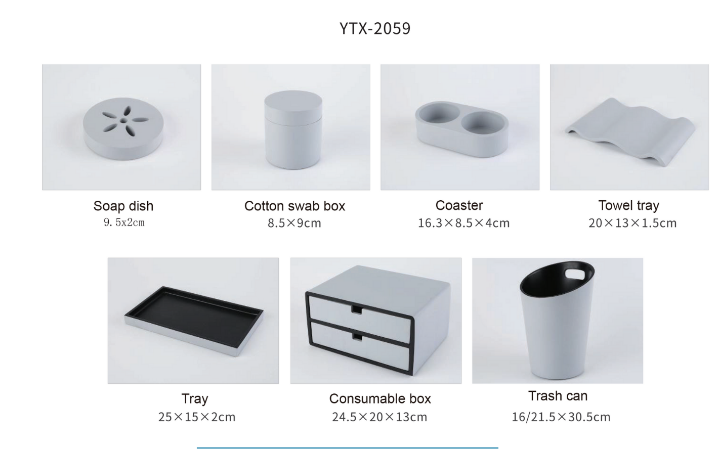 YTX-2059 Countertop Toiletry Dispenser – Sleek & Functional