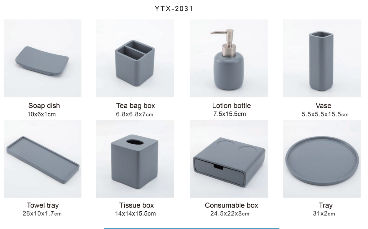 YTX-2031 Countertop Toiletry Dispenser – Modern & Versatile
