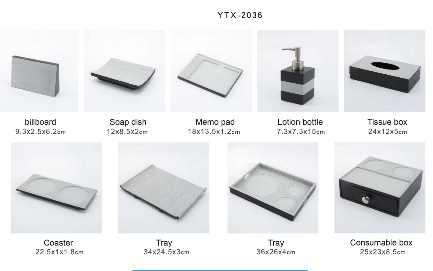 YTX-2036 Countertop Toiletry Dispenser – Sleek & Functional Design