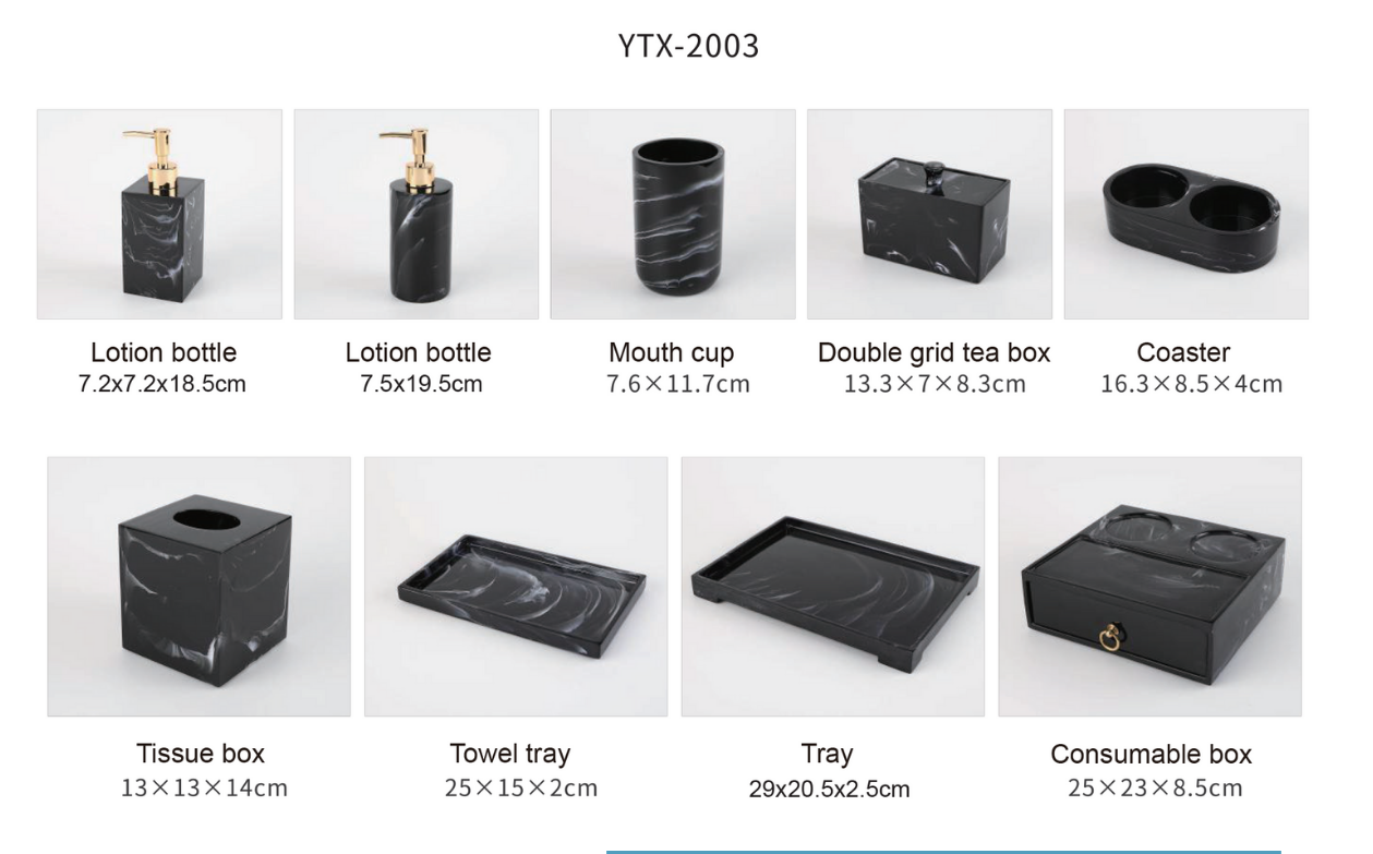 YTX-2003 Countertop Toiletry Dispenser – Sleek & Functional for Any Space